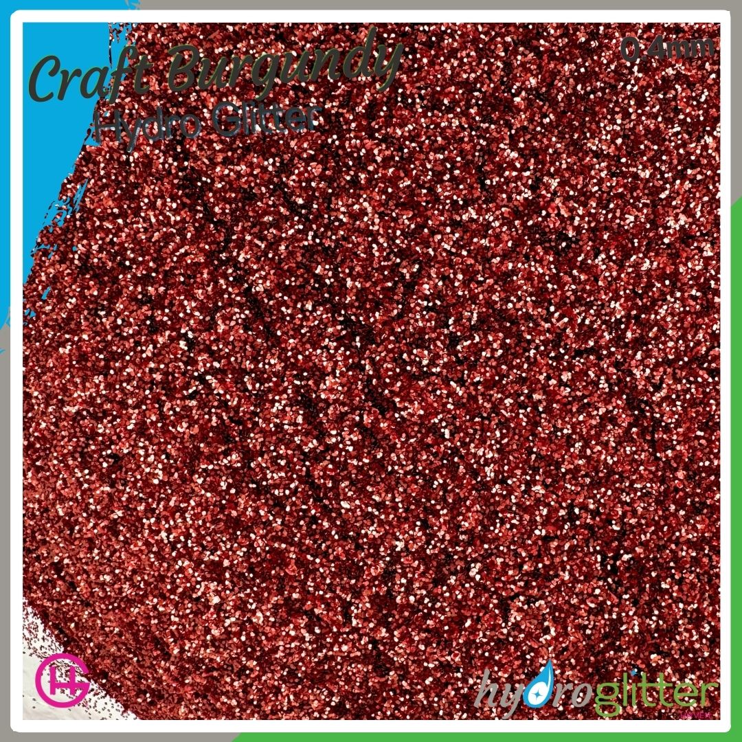 CRAFT Burgundy 💧 Hydro Glitter