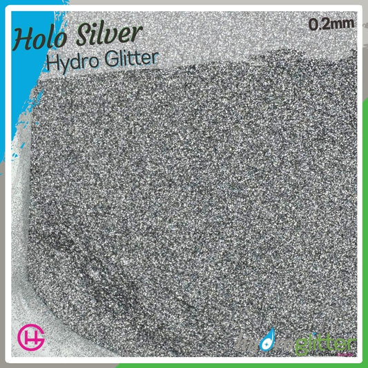Holo Silver 💧 Hydro Glitter