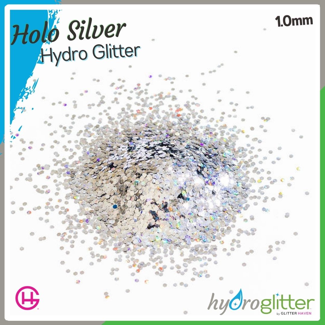 Holo Silver 💧 Hydro Glitter