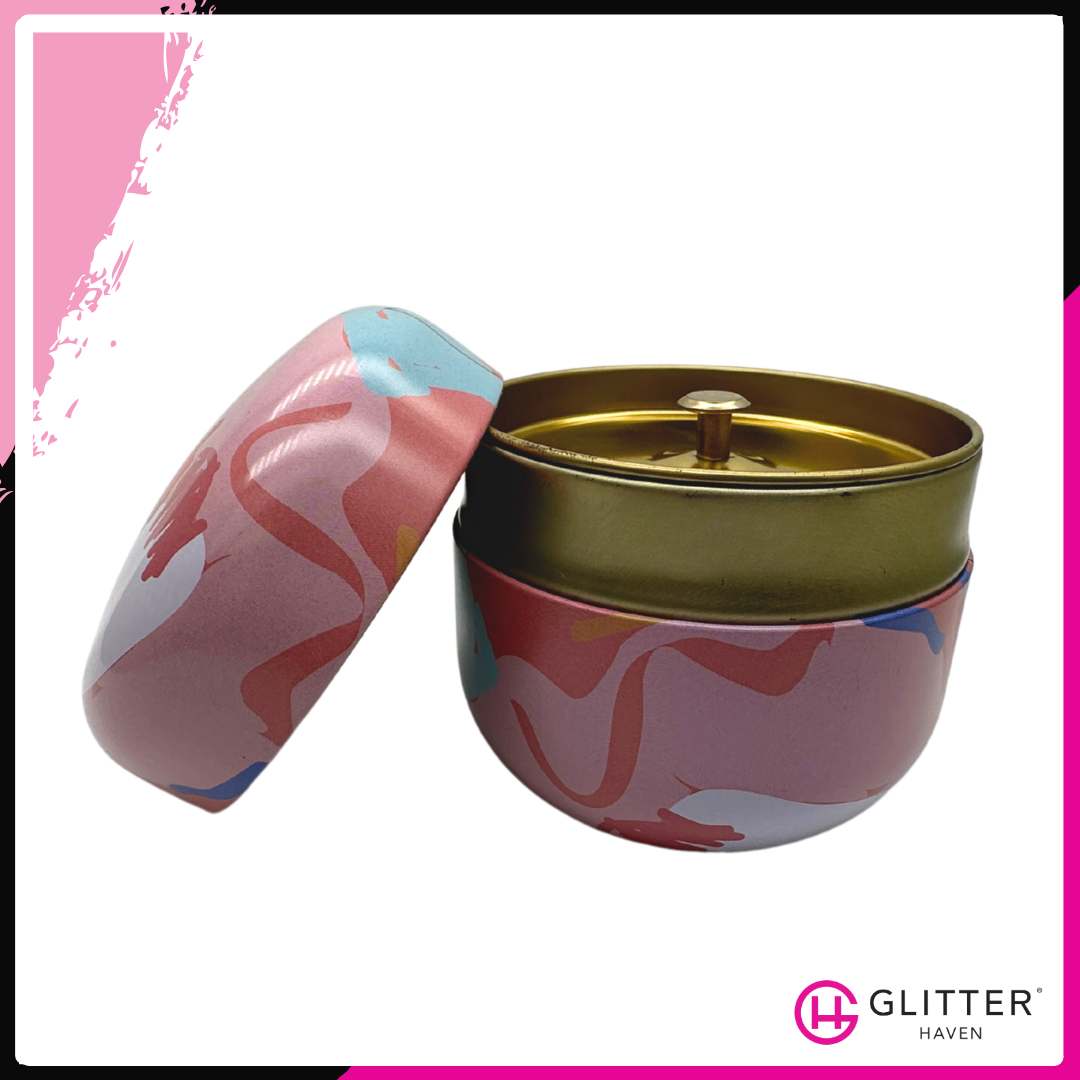 Marble Candle Tin