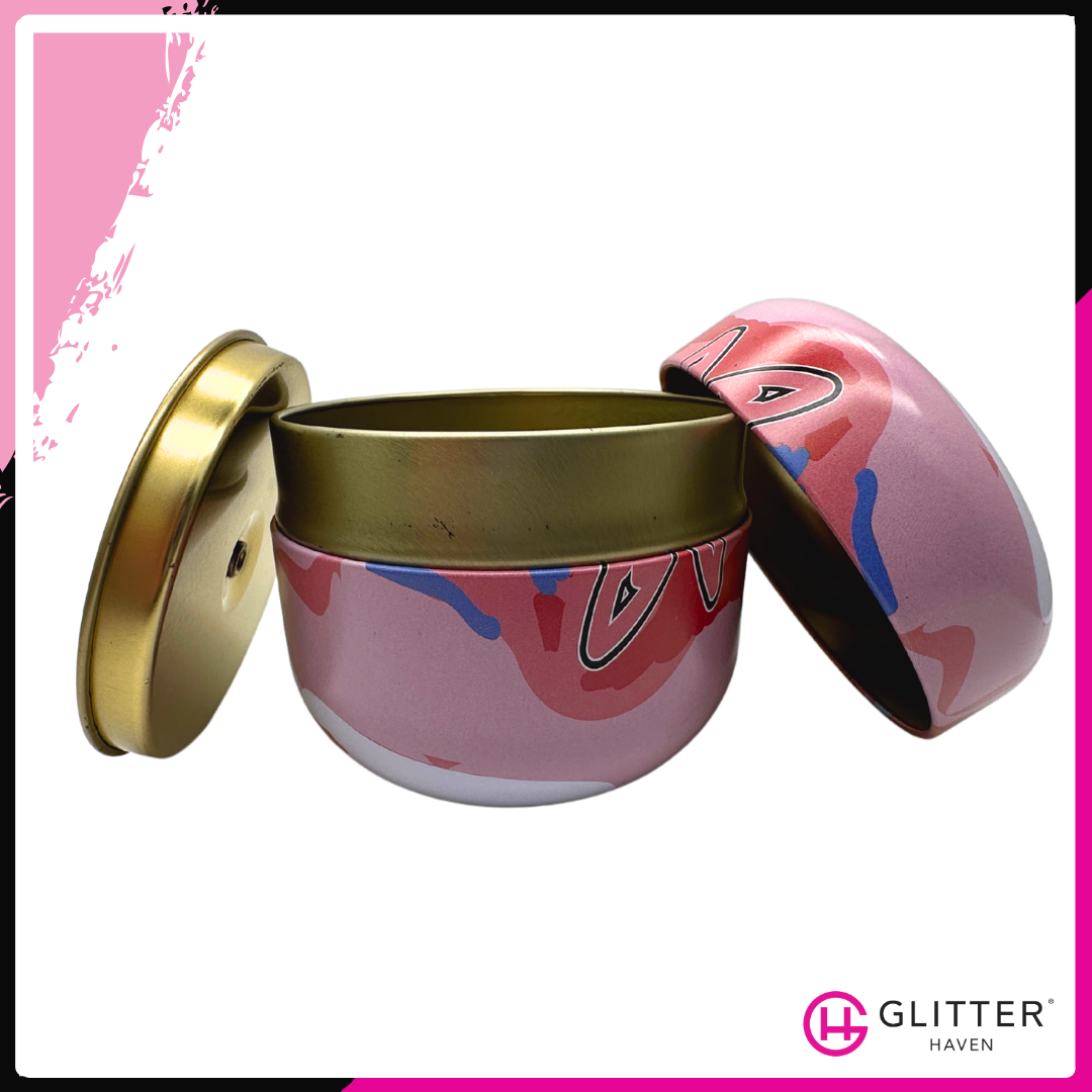 Marble Candle Tin