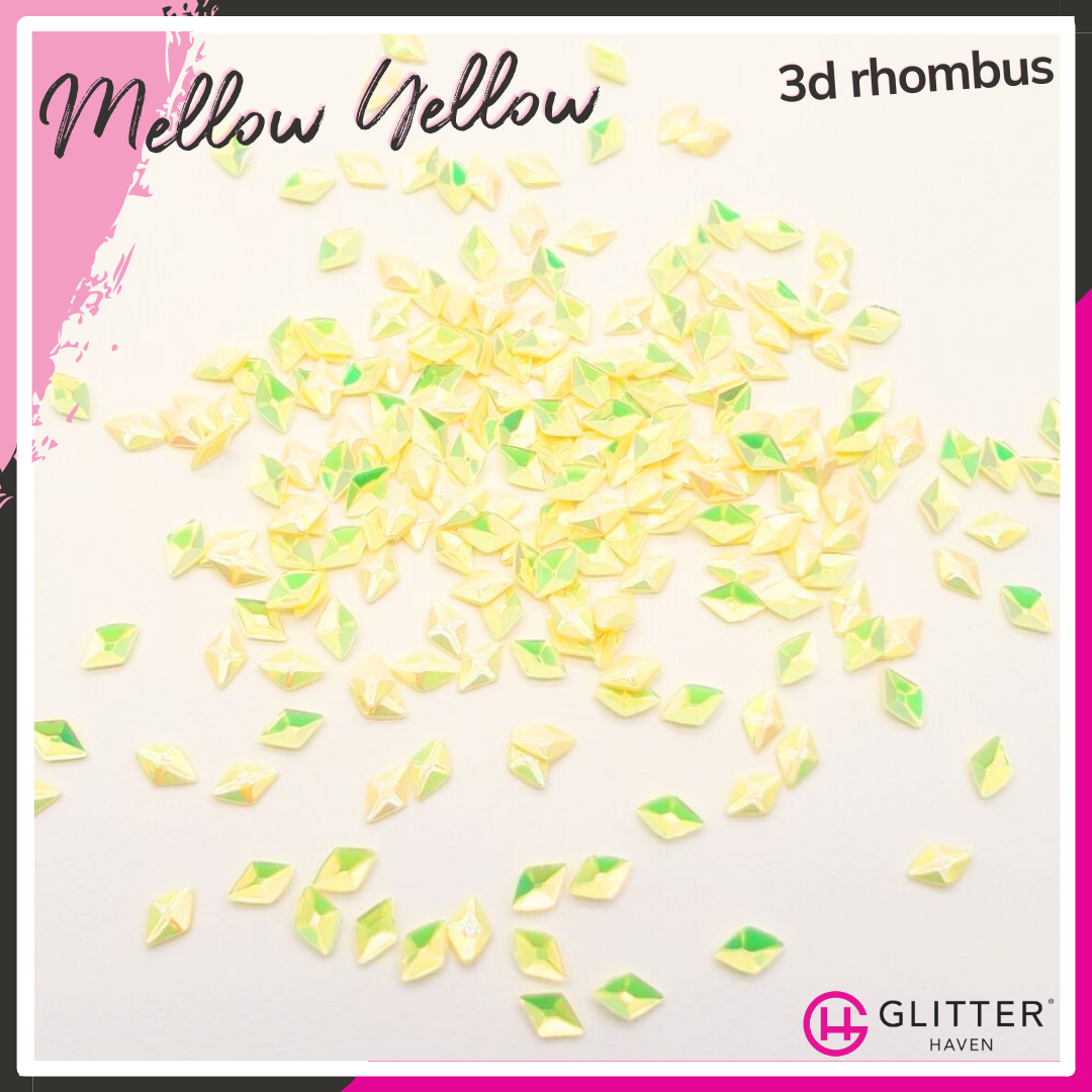 Mellow Yellow - 3D Diamond