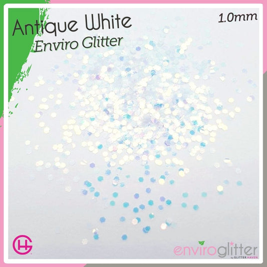 Antique White 🍃 Enviro Glitter