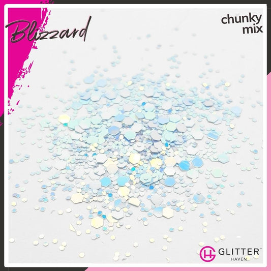 Blizzard Chunky Mix Traditional Glitter