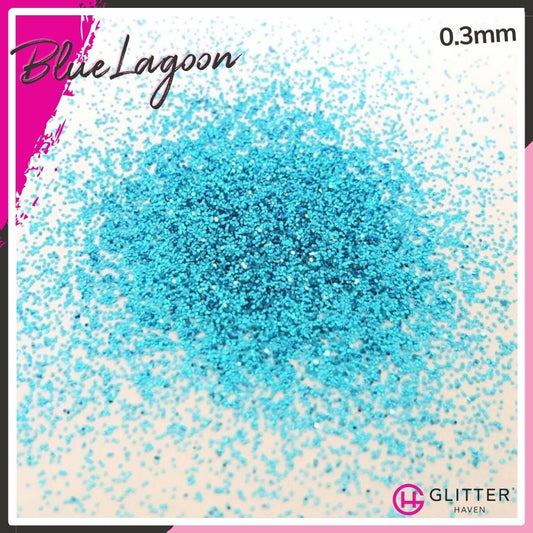 Blue Lagoon 0.3mm hex Traditional Glitter
