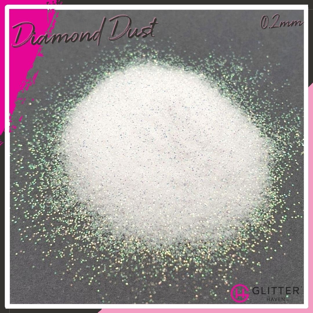 Diamond Dust Ultra Fine Iridescent Glitter for Tumblers, Resin