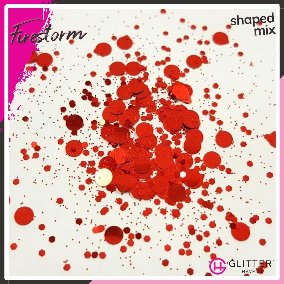 Firestorm Chunky Mix Traditional Glitter