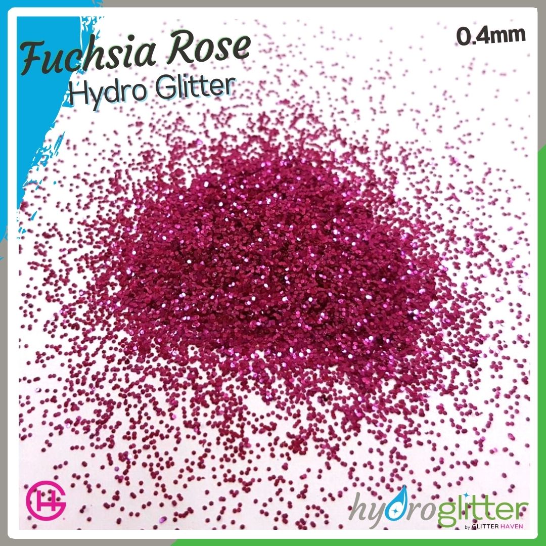 Fuchsia Rose 💧 Hydro Glitter