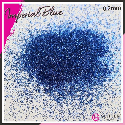 Imperial Blue 0.2mm hex Traditional Glitter