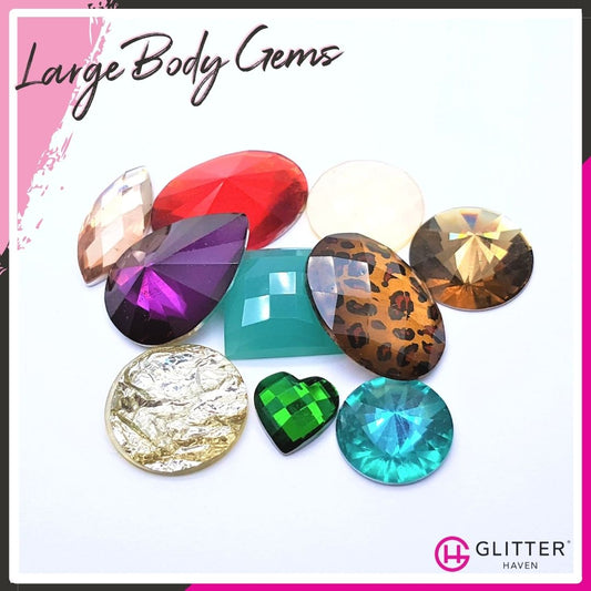 Large Multi Coloured Crystals