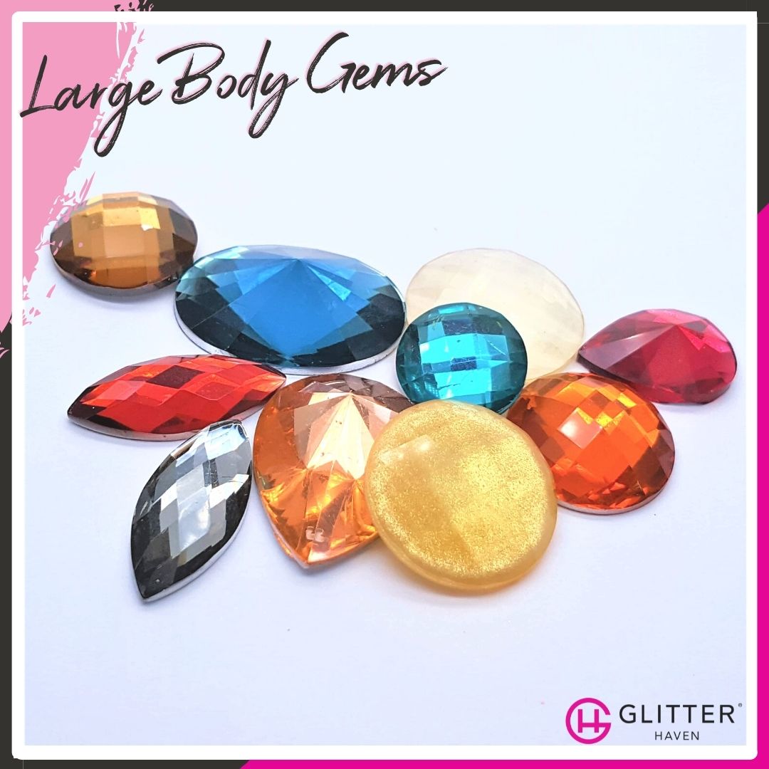 Large Multi Coloured Crystals