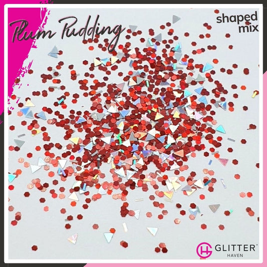 Plum Pudding Chunky Mix Traditional Glitter