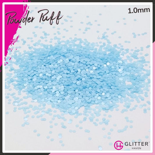 Powder Puff 1.0mm hex Traditional Glitter