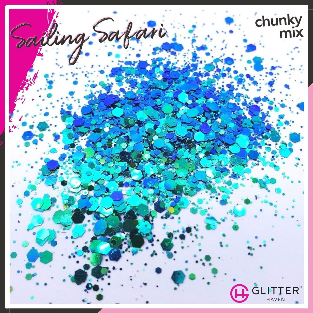 Sailing Safari Chunky Mix Traditional Glitter