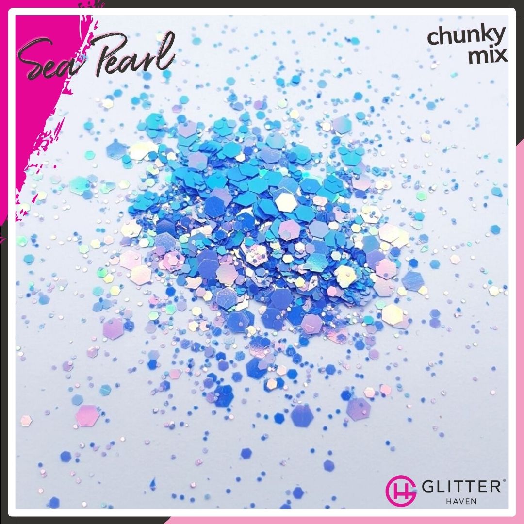 Sea Pearl Chunky Mix Traditional Glitter
