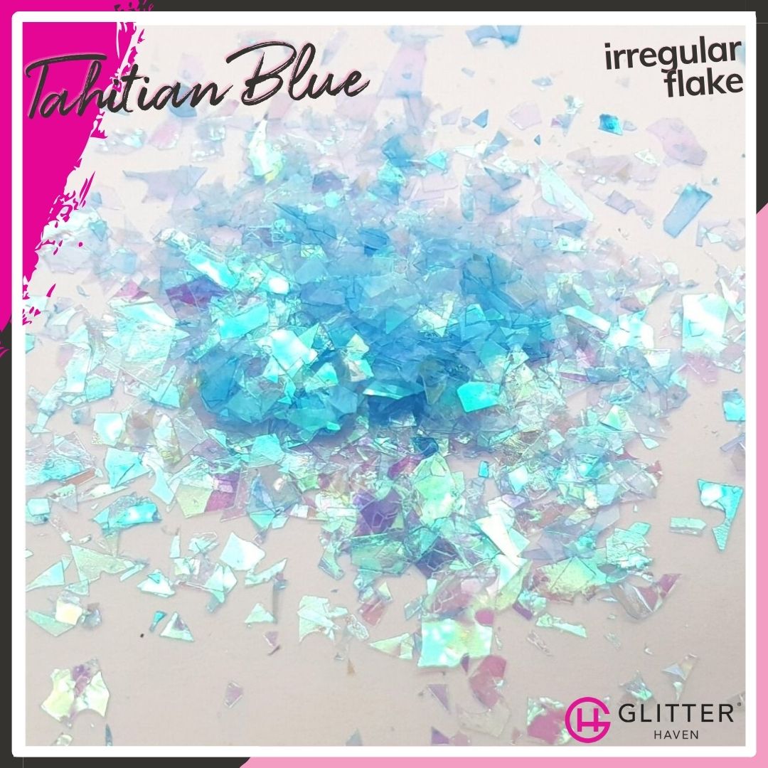 Tahitian Blue Flake Traditional Glitter