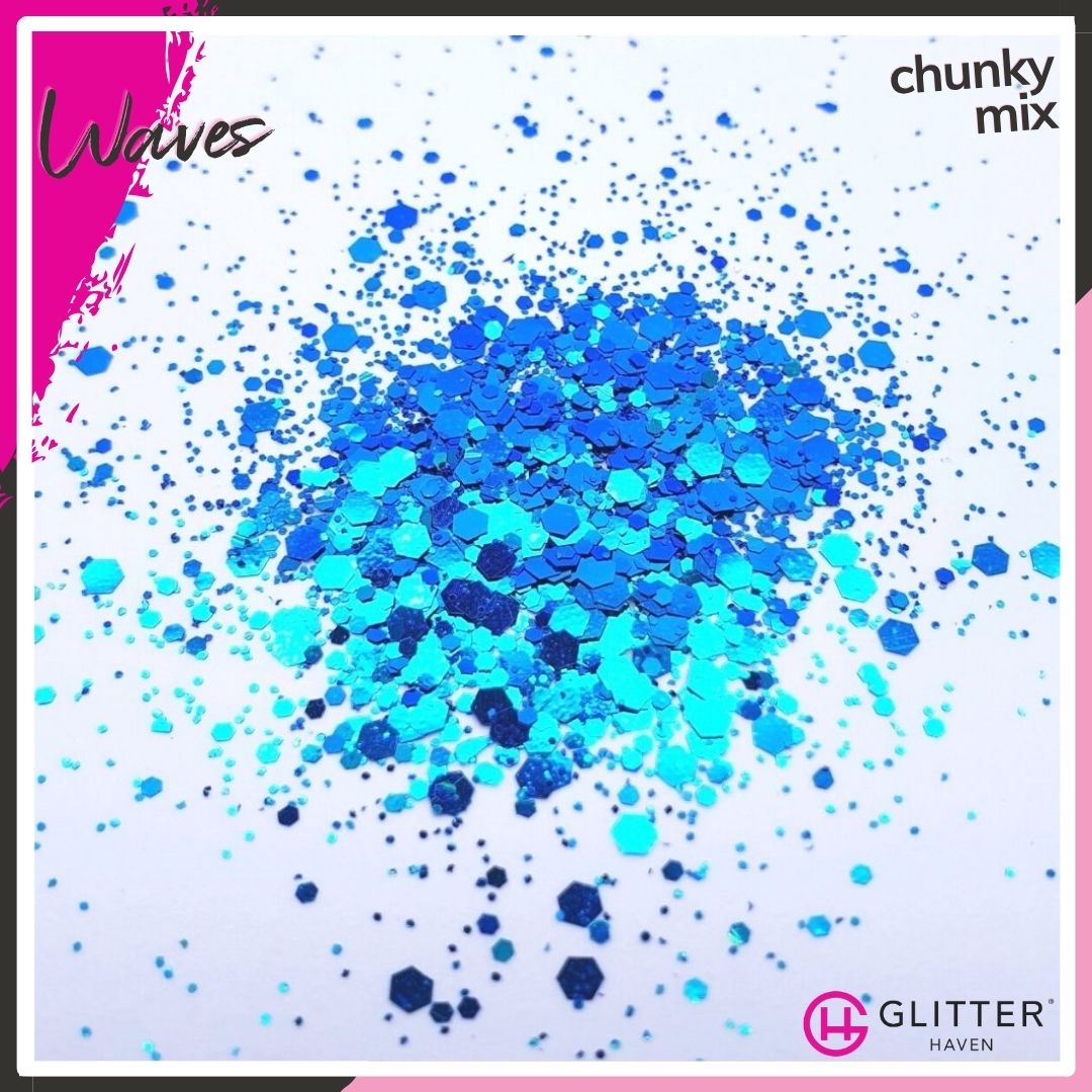 Waves Chunky Mix Traditional Glitter