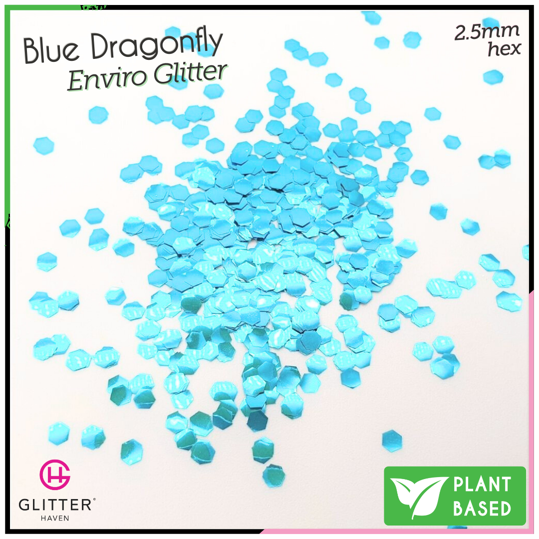 Blue Dragonfly 🍃 Enviro Glitter