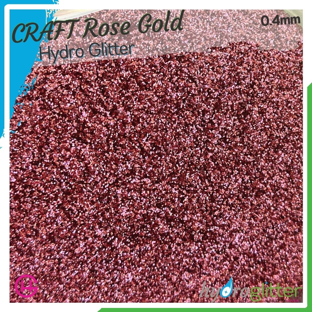 CRAFT Rose Gold 💧 Hydro Glitter