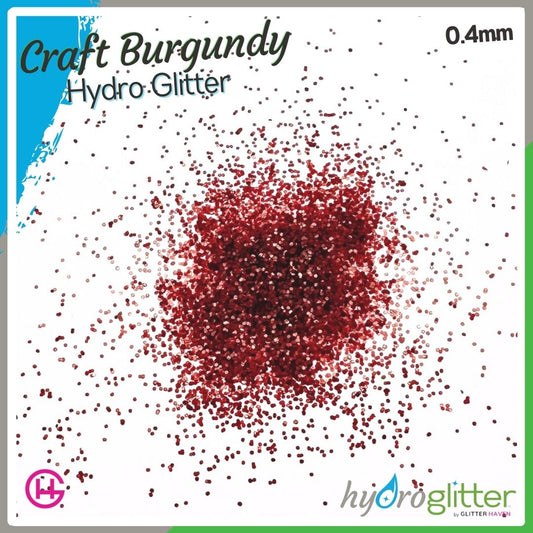 CRAFT Burgundy 💧 Hydro Glitter