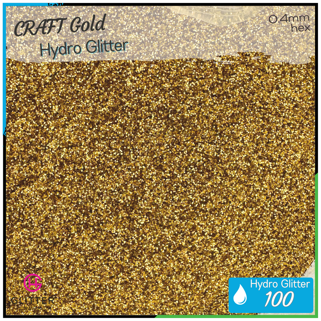 CRAFT Gold 💧 Hydro Glitter