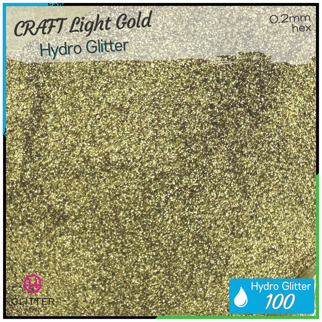 CRAFT Light Gold 💧 Hydro Glitter