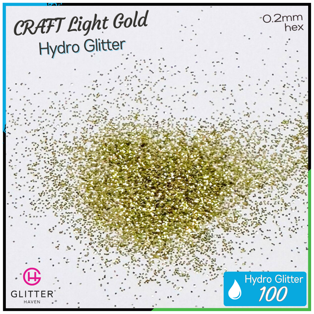 CRAFT Light Gold 💧 Hydro Glitter