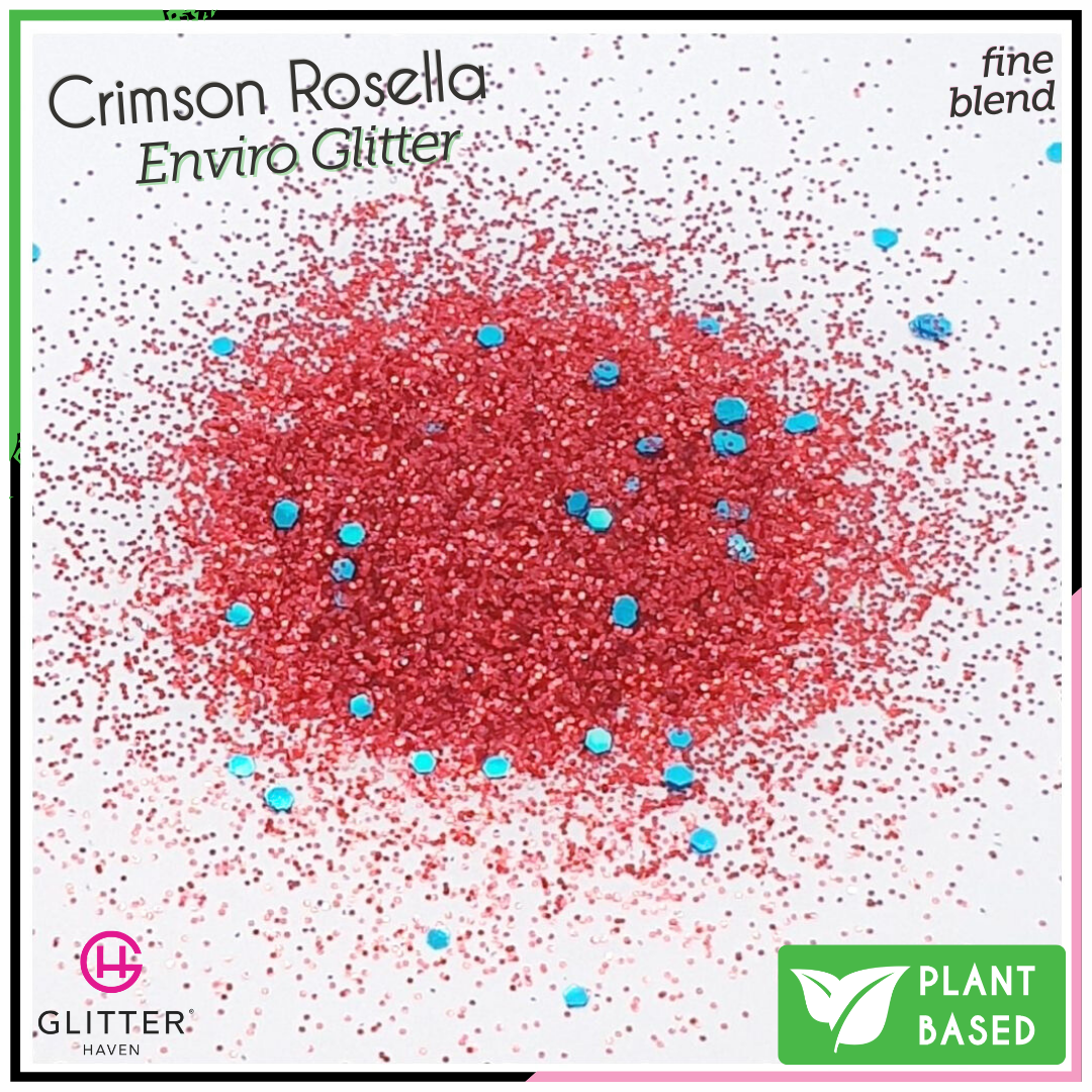 Crimson Rosella 🍃 Enviro Glitter