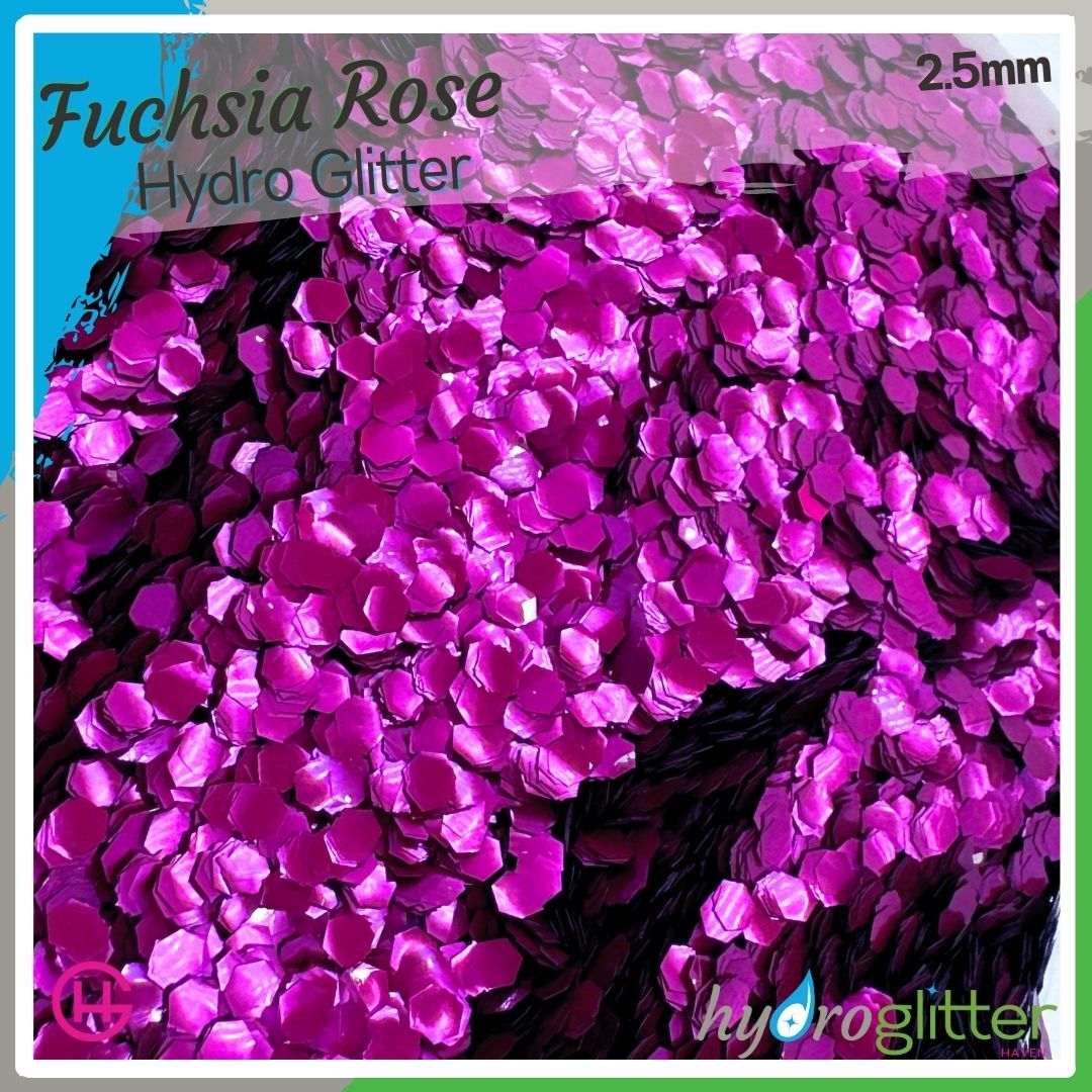 Fuchsia Rose 💧 Hydro Glitter