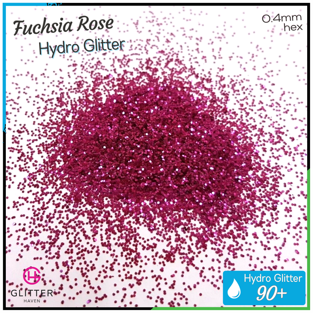 Fuchsia Rose 💧 Hydro Glitter