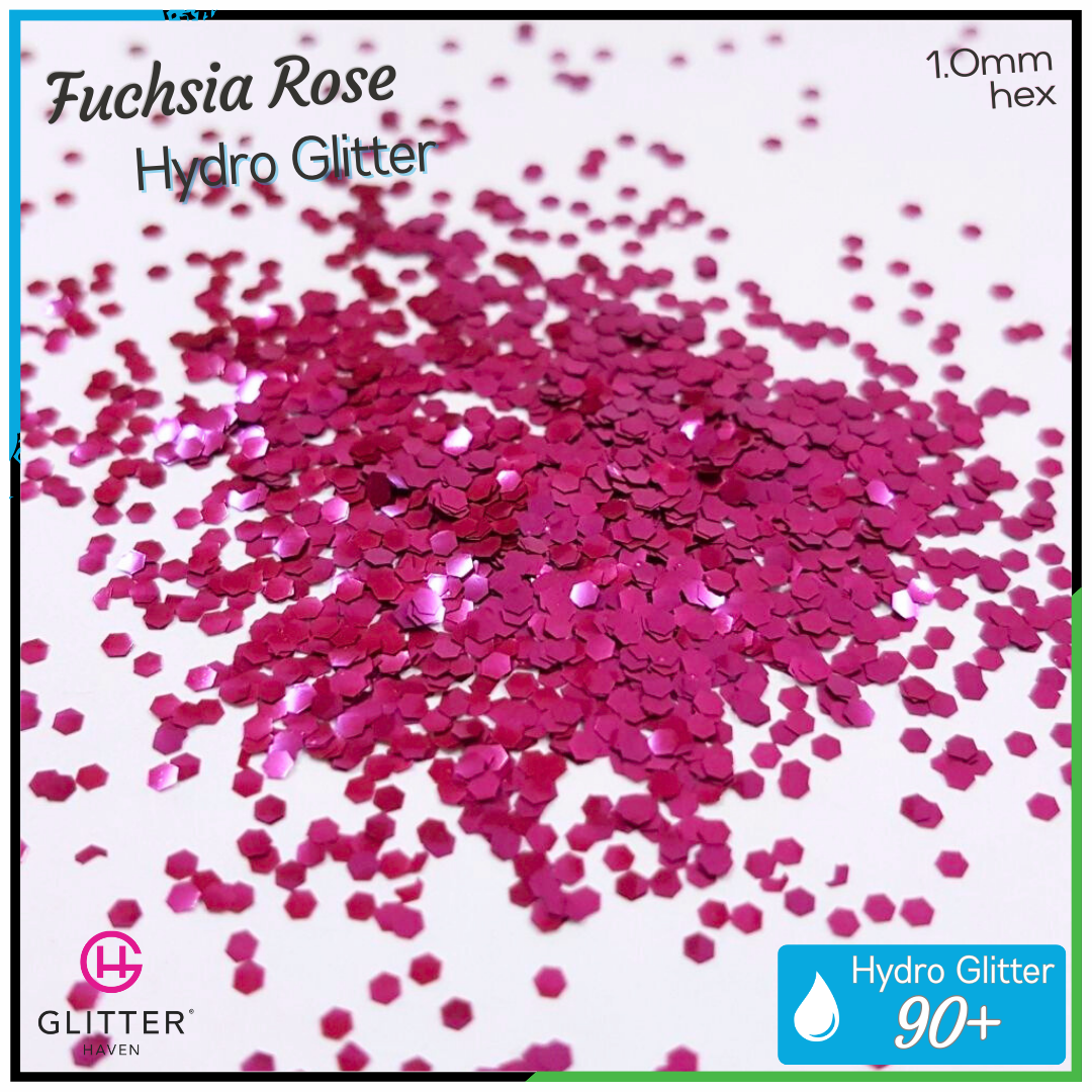 Fuchsia Rose 💧 Hydro Glitter