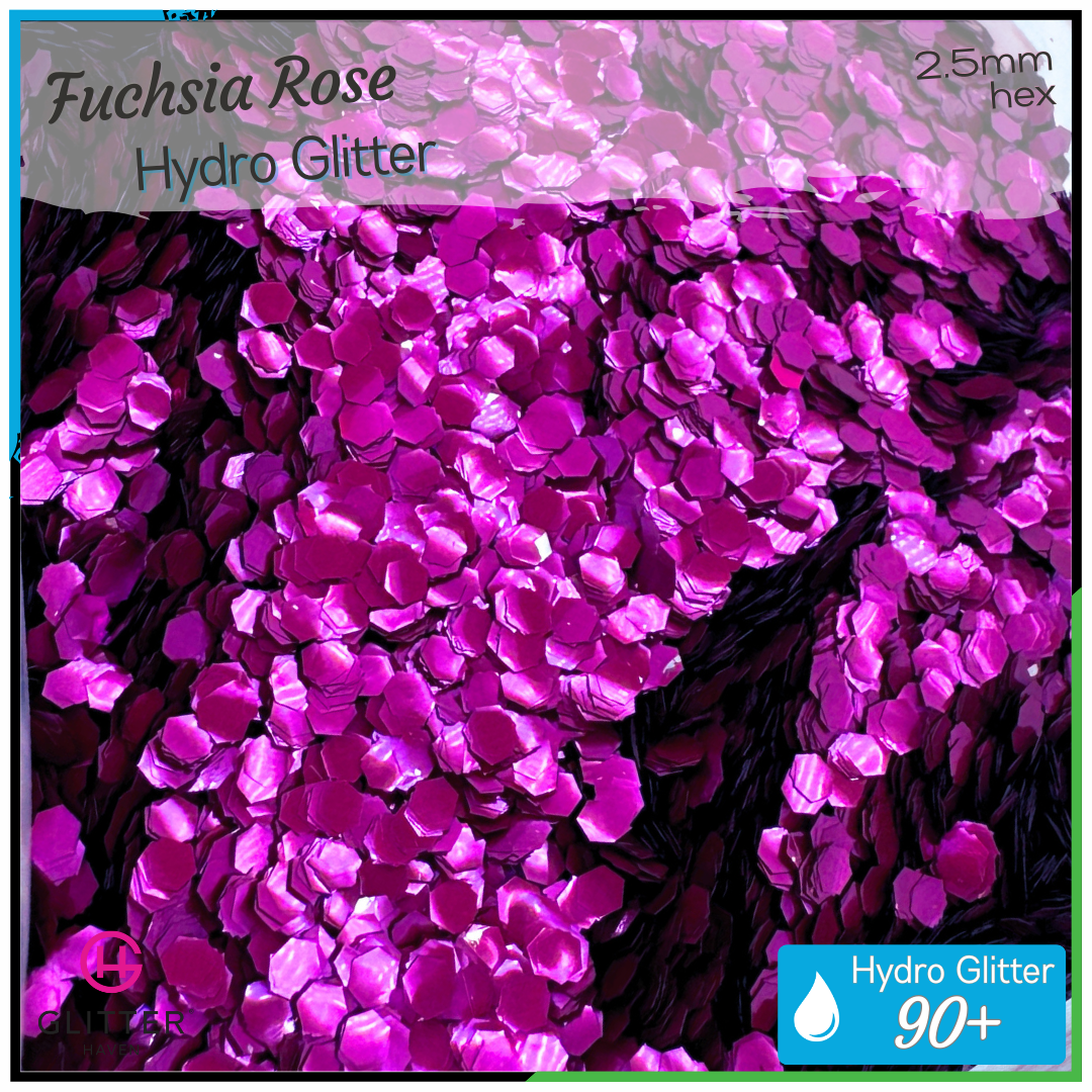 Fuchsia Rose 💧 Hydro Glitter