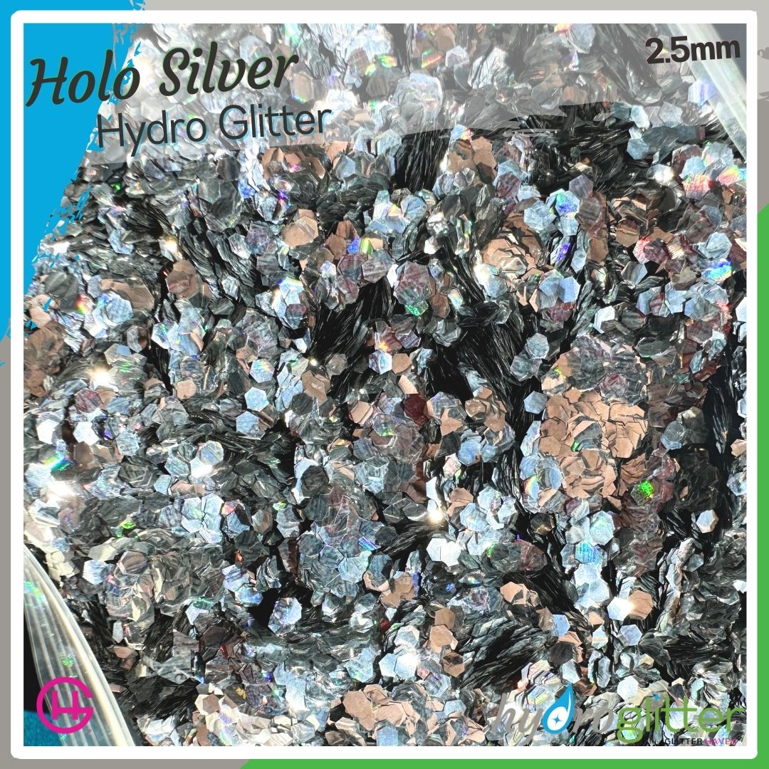 Holo Silver 💧 Hydro Glitter