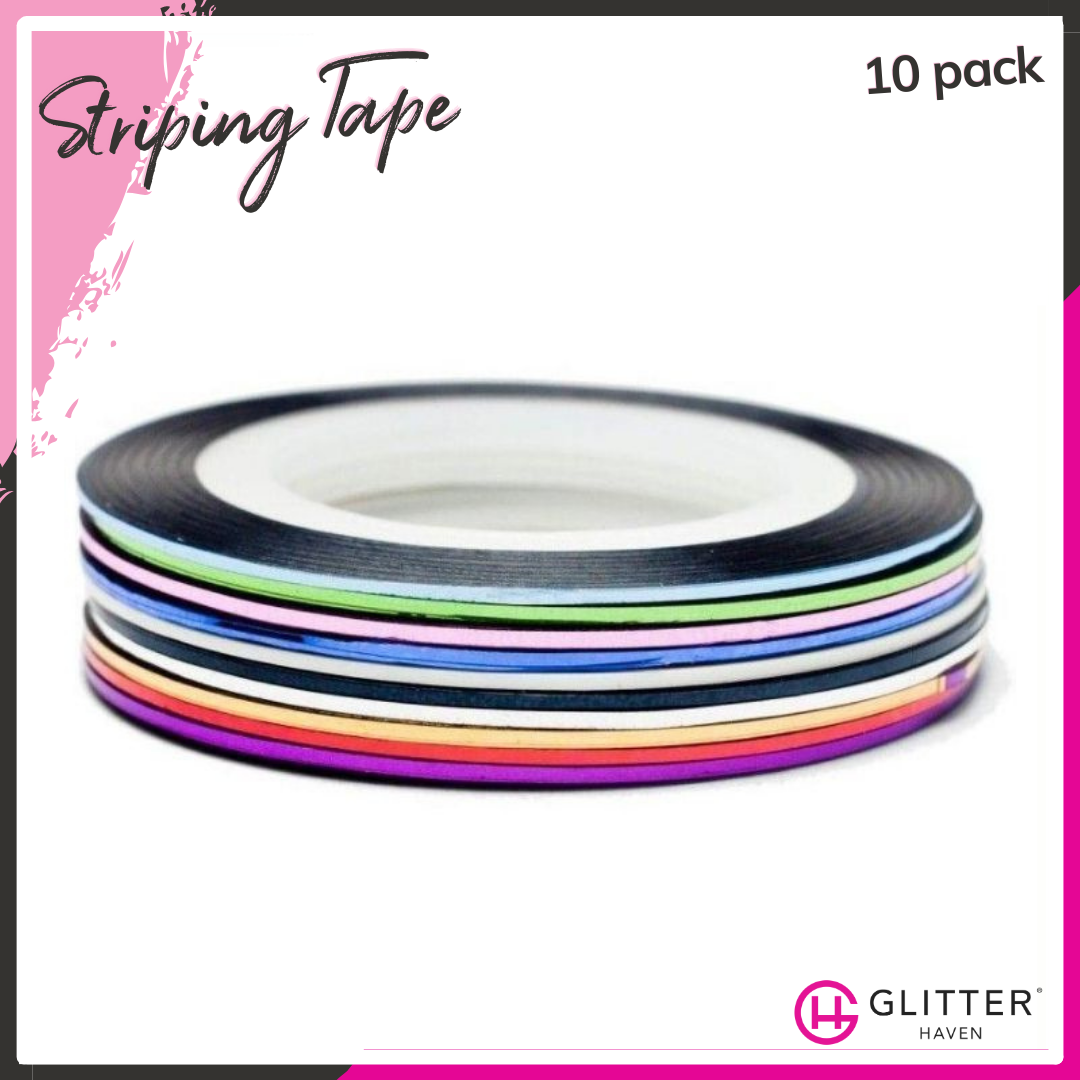 Metallic Striping Tape - 10 Roll Pack