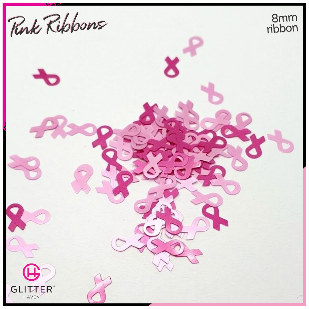 Pink Ribbon Flutters Pink Ribbon – Glitter Haven