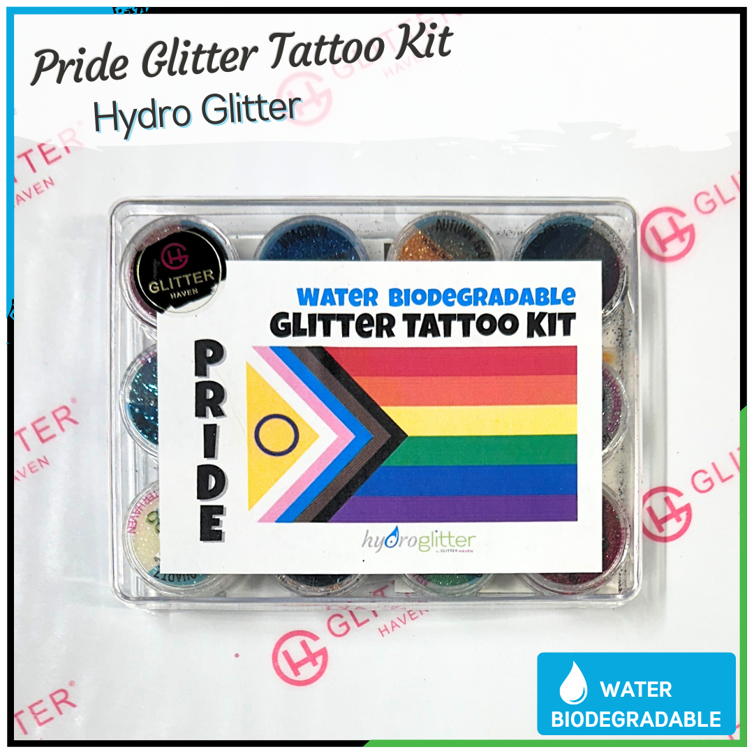 Pride Hydro Glitter Tattoo Kit
