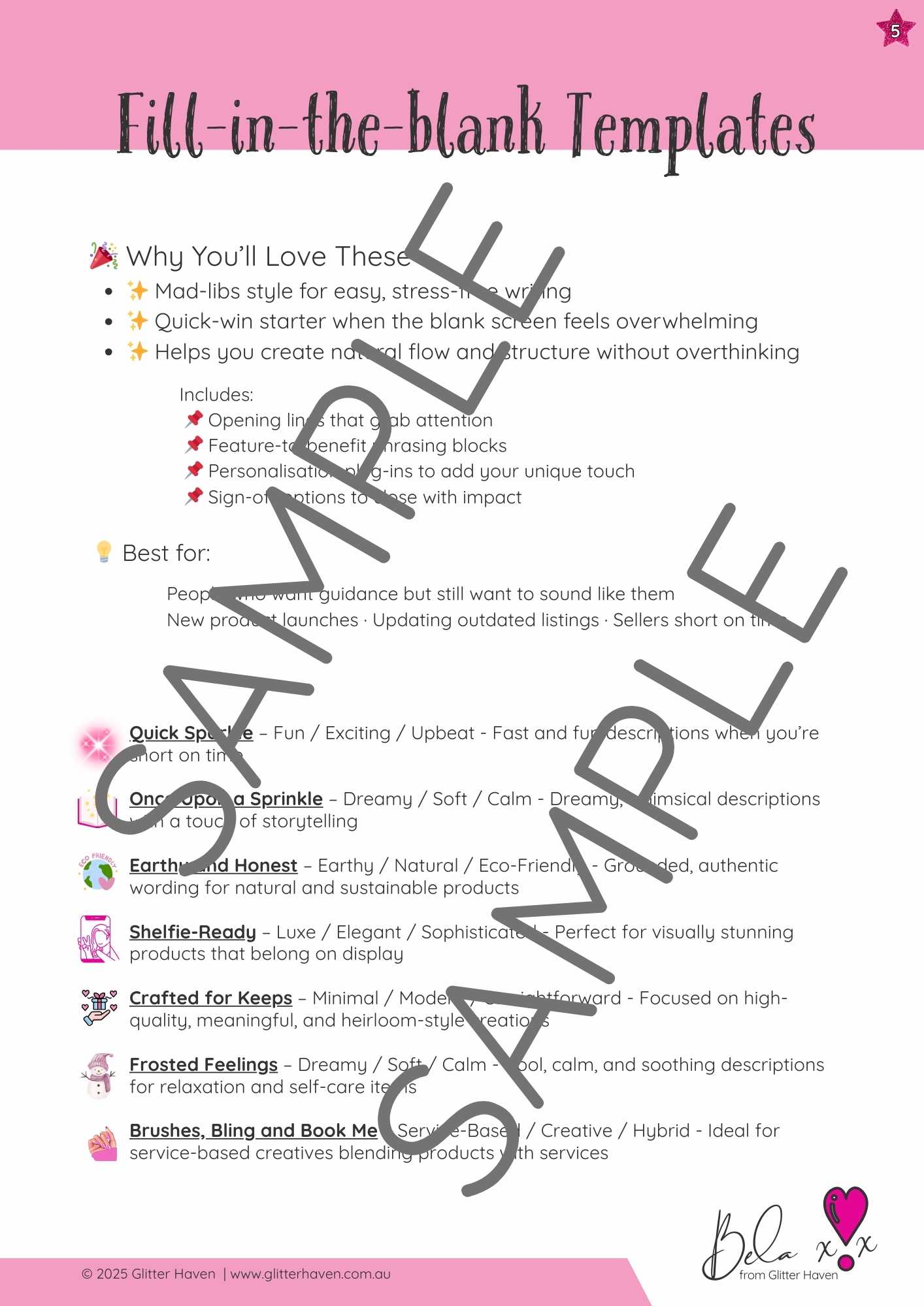 Crafted to Convert: Product Description Templates