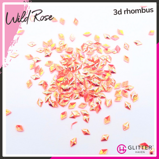 Wild Rose - 3D Diamond