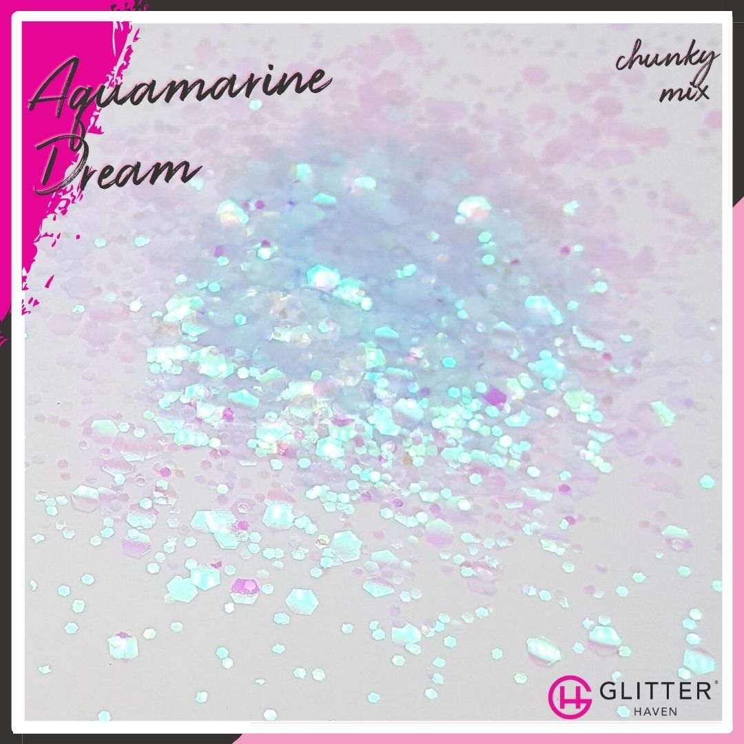 Aquamarine Dream Chunky Mix Traditional Glitter