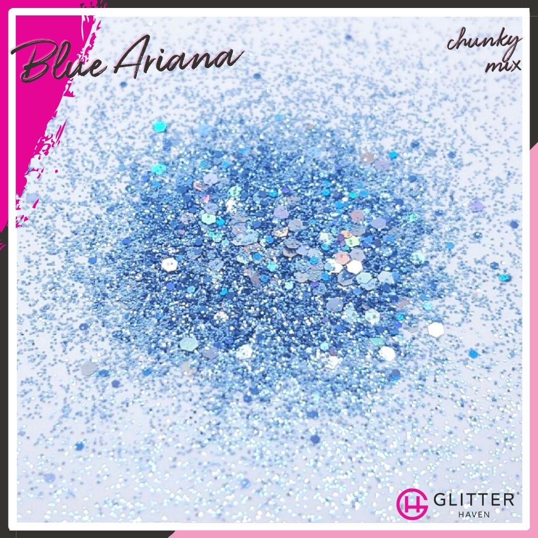 Blue Ariana Fine Mix Traditional Glitter