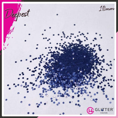 Deepest 1.0mm hex Traditional Glitter