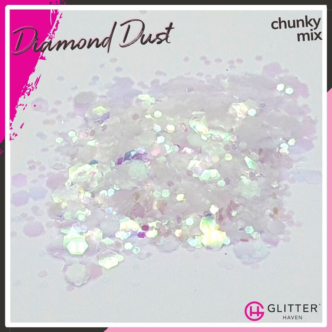 White Glitter Diamond Dust Glitter Cosmetic Grade Glitter Haven