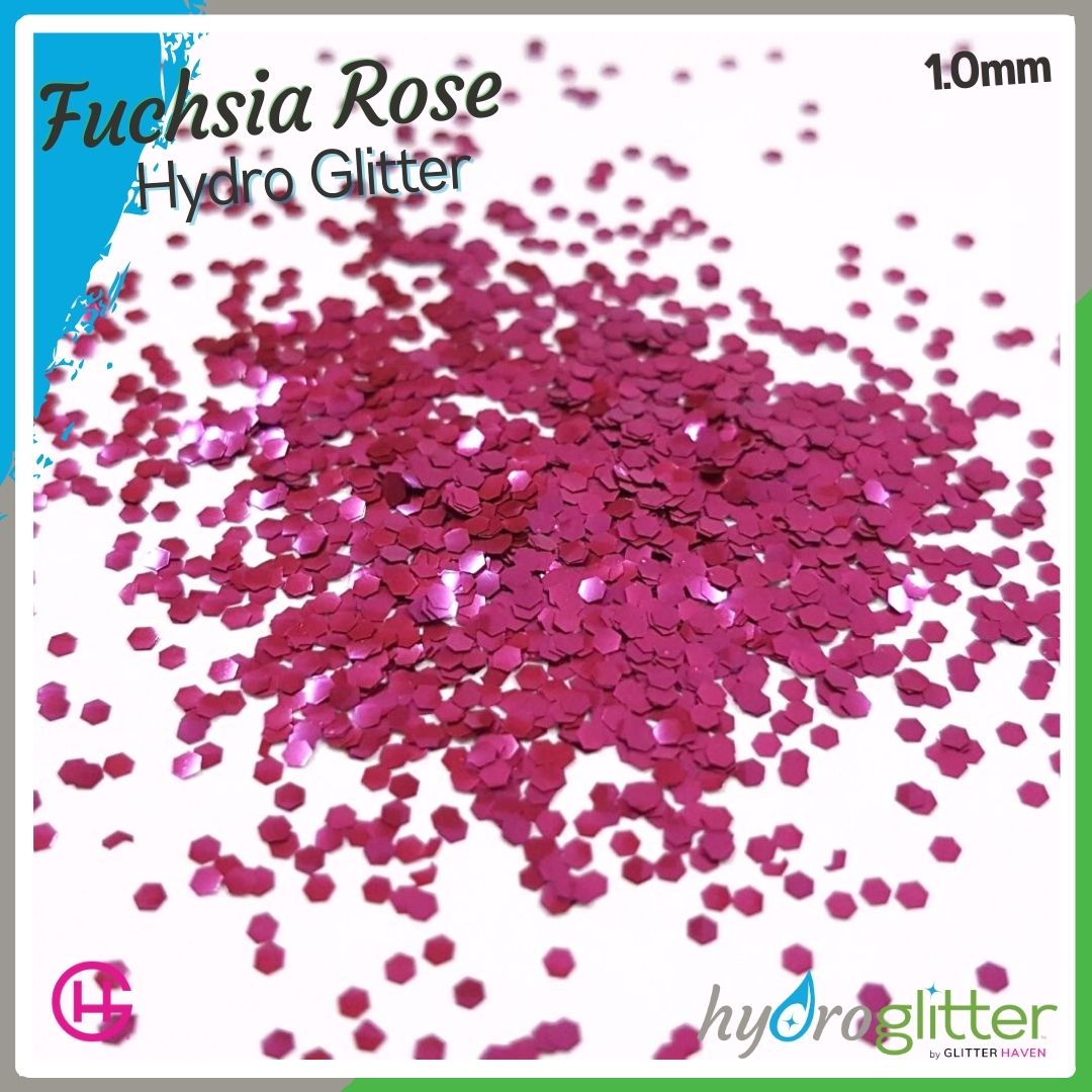 Fuchsia Rose 💧 Hydro Glitter