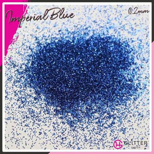 Imperial Blue 0.2mm hex Traditional Glitter
