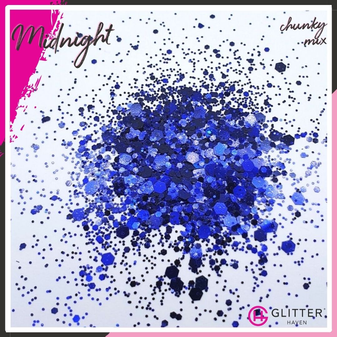 Midnight Chunky Mix Traditional Glitter