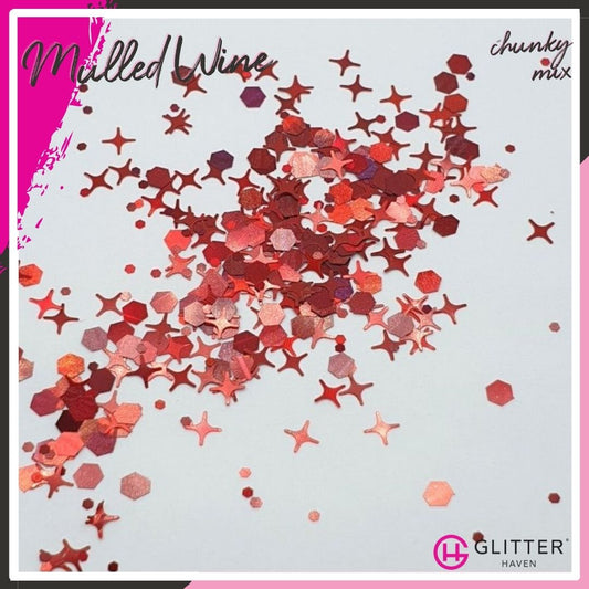 Mulled Wine Chunky Mix Traditional Glitter