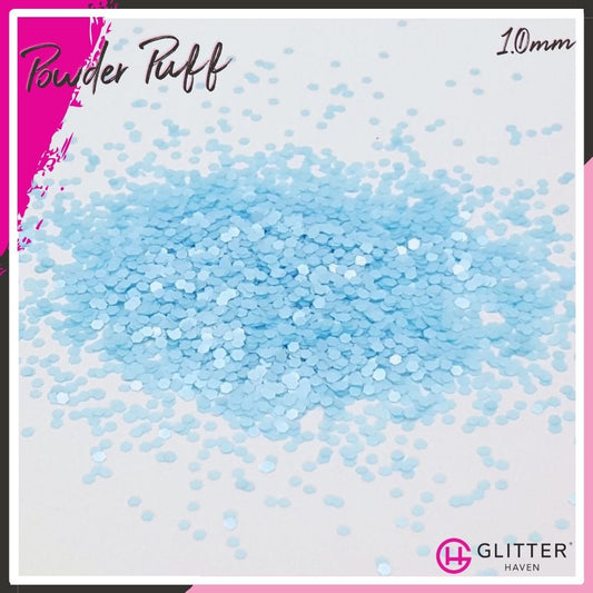 Powder Puff 1.0mm hex Traditional Glitter