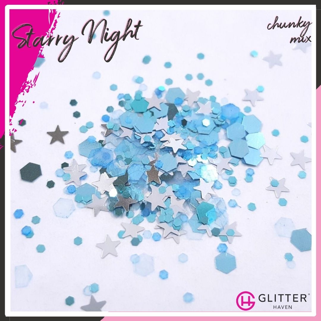 Starry Night Chunky Mix Traditional Glitter