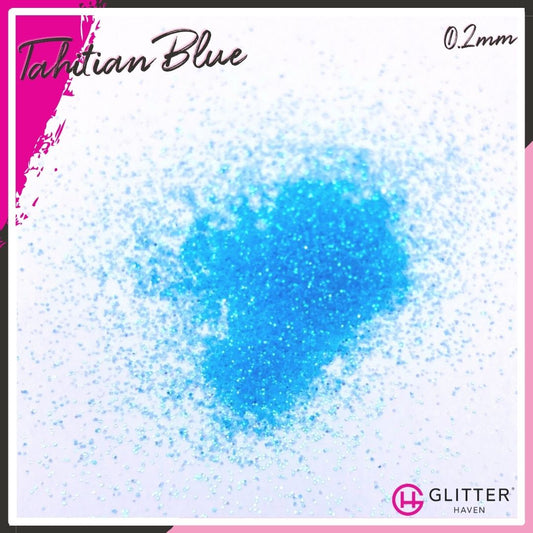 Tahitian Blue 0.2mm hex Traditional Glitter
