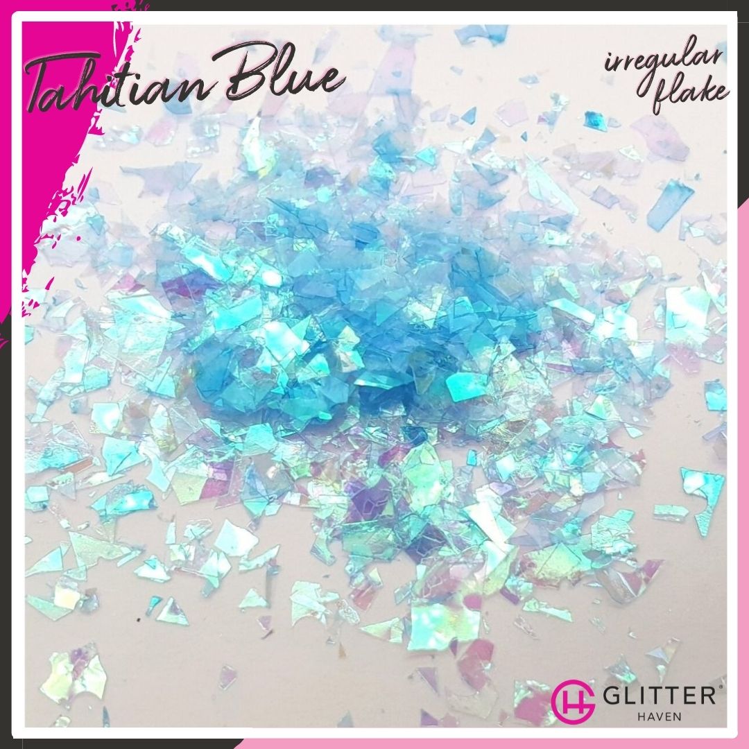 Tahitian Blue Flake Traditional Glitter